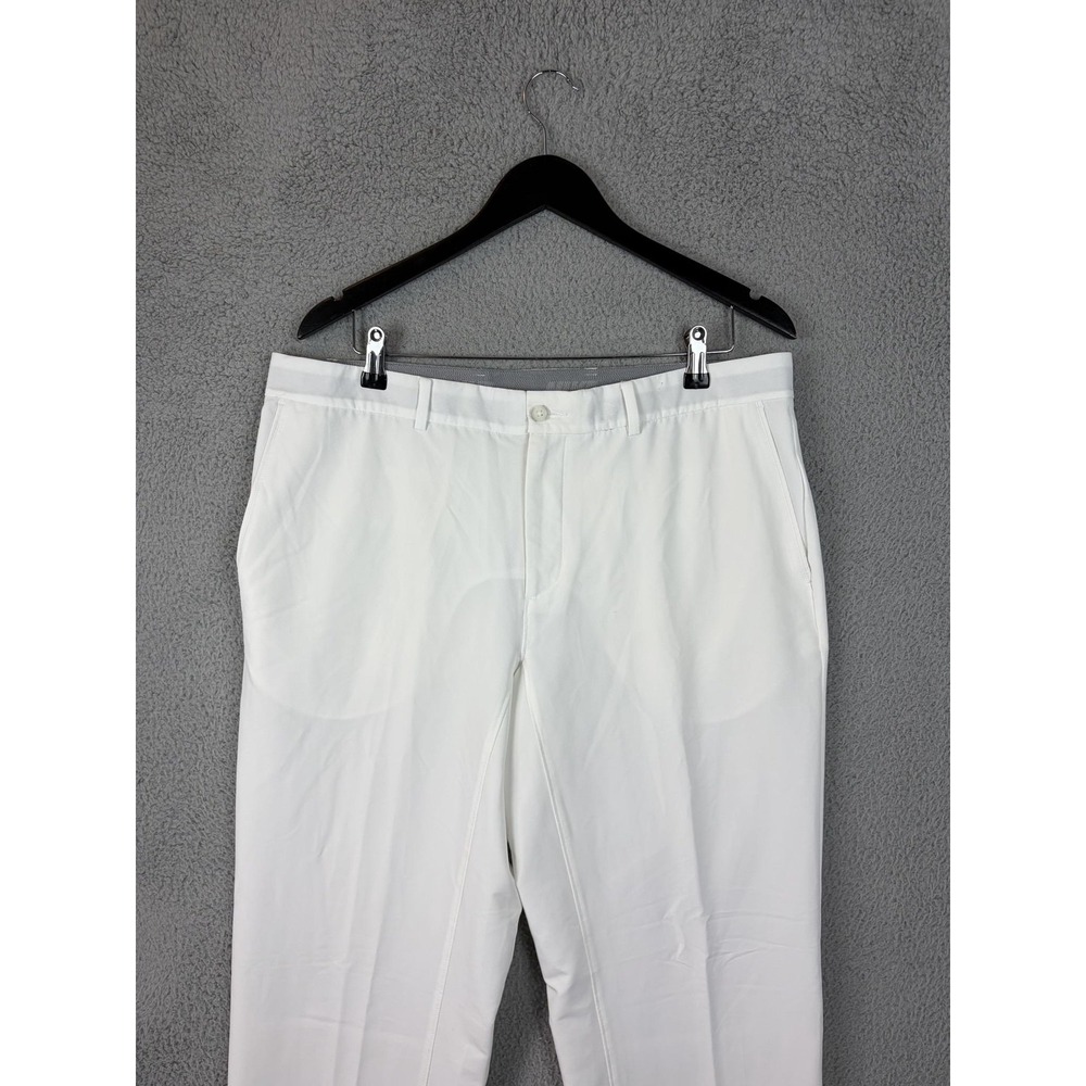 Nike Golf Pants Mens 36x34 White Dri-FIT Stretch Performance Khakis Lightweight